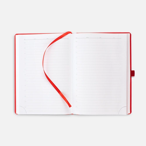 Ежедневник Favor Gold, недатированный, красный