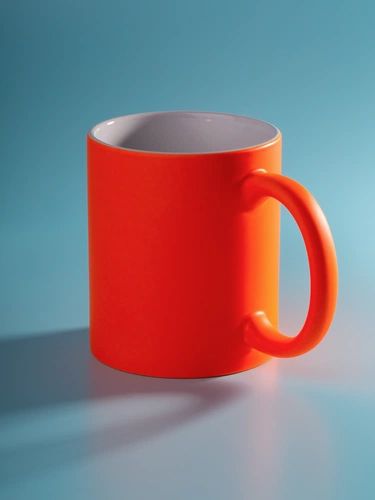 Кружка Colorido, оранжевый неон