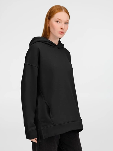 Худи оверсайз унисекс Tolla, черное