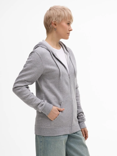 Толстовка унисекс Stone, серый меланж