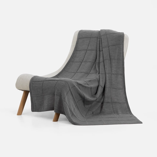 Плед Chainfield, серый меланж