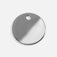 Шильдик металлический Alfa Sirkel, серебристый глянцевый