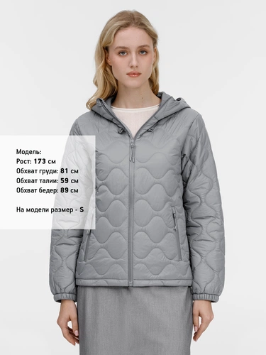 Куртка унисекс Tarnaby, светло-серая