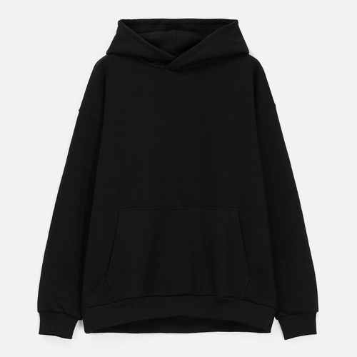 Худи унисекс оверсайз Daylero, черное