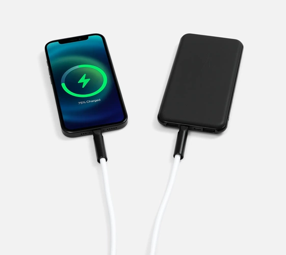 Кабель-ланьярд energyFlex Power Delivery 60 Вт, белый