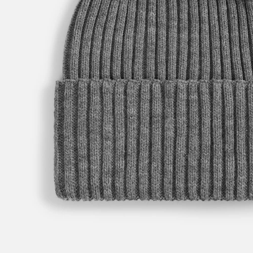 Шапка Yong, серый меланж (эбонит)