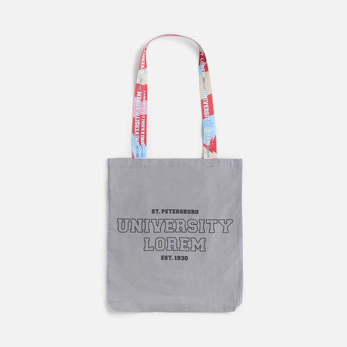 Шопер-конструктор Bolsa с узкими ручками с полноцветной печатью