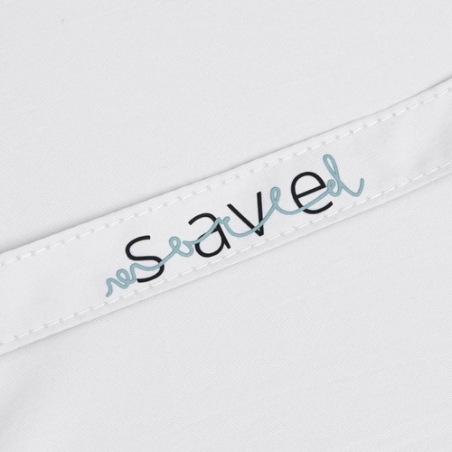 Зонт-трость Standard, белый с серебристым внутри с нанесением