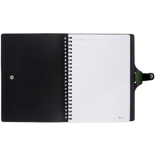 Ежедневник Strep Front на заказ, недатированный, зеленый