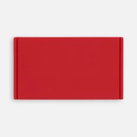 Лейбл из ПВХ Dzeta, M, красный