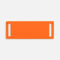 Лейбл из ПВХ Kova, оранжевый неон