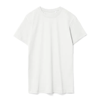 Футболка унисекс T-Bolka 160, белая (теплый оттенок)