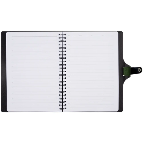 Ежедневник Strep Front на заказ, недатированный, зеленый