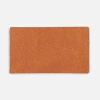 Лейбл кожаный Pasek, M, горчичный