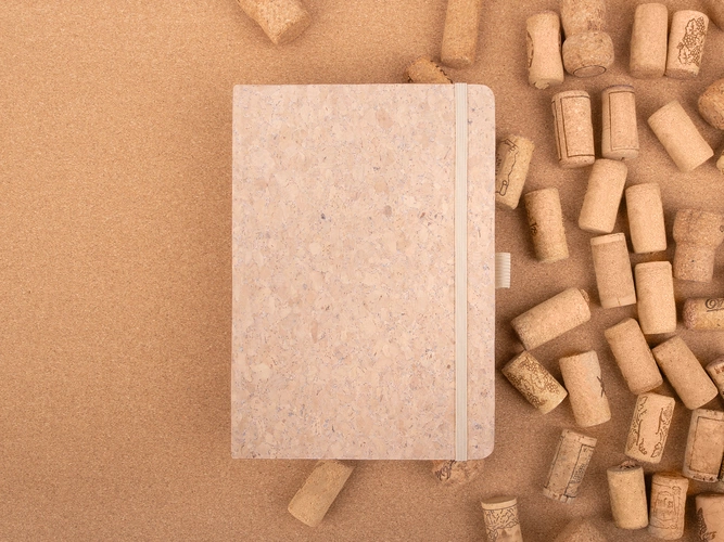 Блокнот Cork County, белый