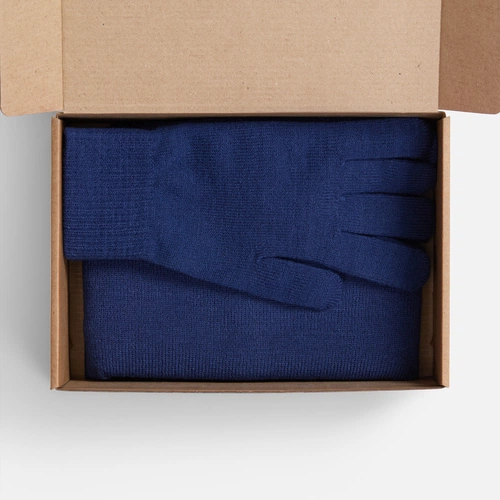 Набор Knit Warm, синий