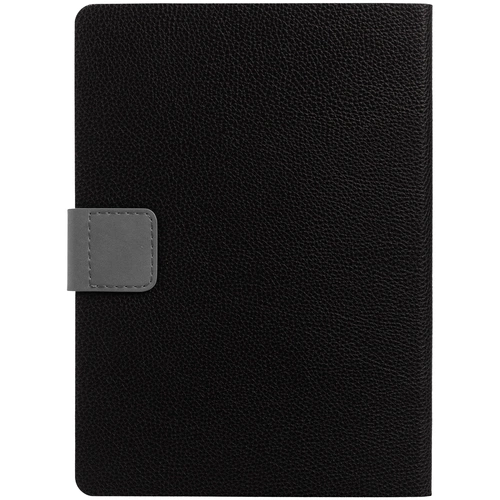 Ежедневник Boom, недатированный, черный с серым