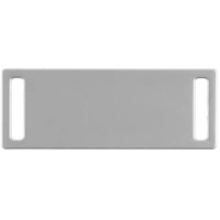 Шильдик металлический Kova, серебристый