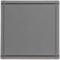 Лейбл из ПВХ Dzeta, L, серый