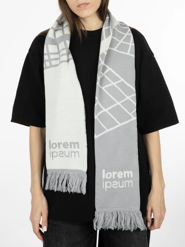 Шарф на заказ Tricksy Classic Fint, M, полушерсть