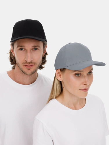 Бейсболка Long Beach, серая