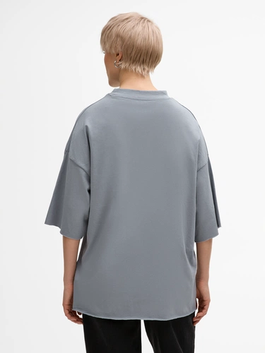 Футболка унисекс оверсайз T1, серая