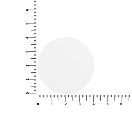 Наклейка тканевая Lunga Round, M, белая