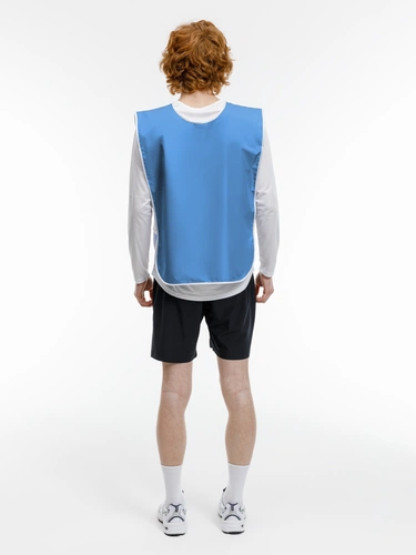 Манишка Member, голубая с белым