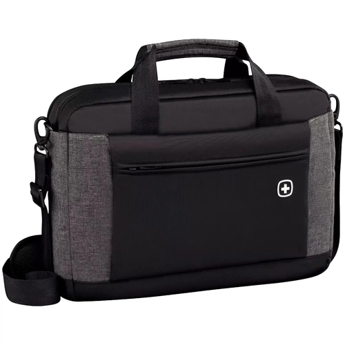 Сумка для ноутбука 16, черный с серым