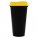 20996.80 - Стакан с крышкой Color Cap Black, черный с желтым