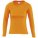 11425400 - Футболка женская с длинным рукавом Majestic 150, оранжевая