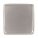 16251.10 - Квадратный шильдик на резинку Epoxi, матовый серебристый
