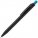15111.44 - Ручка шариковая Chromatic, черная с голубым