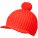 16925.52 - Вязаная шапка с козырьком Peaky, красная (кармин)