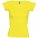1832.89 - Футболка женская Melrose 150 с глубоким вырезом, лимонно-желтая