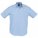1837.14 - Рубашка мужская с коротким рукавом Brisbane, голубая