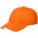 15149.20 - Бейсболка Canopy, оранжевая с белым кантом