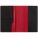 17343.35 - Обложка для паспорта Multimo, черная с красным