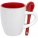 13138.50 - Кофейная кружка Pairy с ложкой, красная