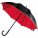 13040.35 - Зонт-трость Downtown, черный с красным