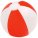 13441.50 - Надувной пляжный мяч Cruise, красный с белым
