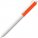 3318.62 - Ручка шариковая Hint Special, белая с оранжевым