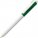 3318.69 - Ручка шариковая Hint Special, белая с зеленым