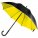 13040.38 - Зонт-трость Downtown, черный с желтым