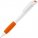 3321.62 - Ручка шариковая Grip, белая с оранжевым