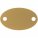 13843.00 - Шильдик металлический Alfa Oval, золотистый
