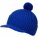 16925.77 - Вязаная шапка с козырьком Peaky, синяя (василек)