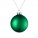 17663.90 - Елочный шар Finery Matt, 8 см, матовый зеленый