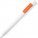 17522.62 - Ручка шариковая Swiper SQ, белая с оранжевым