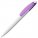 4708.67 - Ручка шариковая Bento, белая с фиолетовым